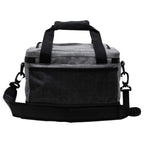Herschel Pop Quiz Cooler for 12 Cans Transfer - Raven Crosshatch - Back
