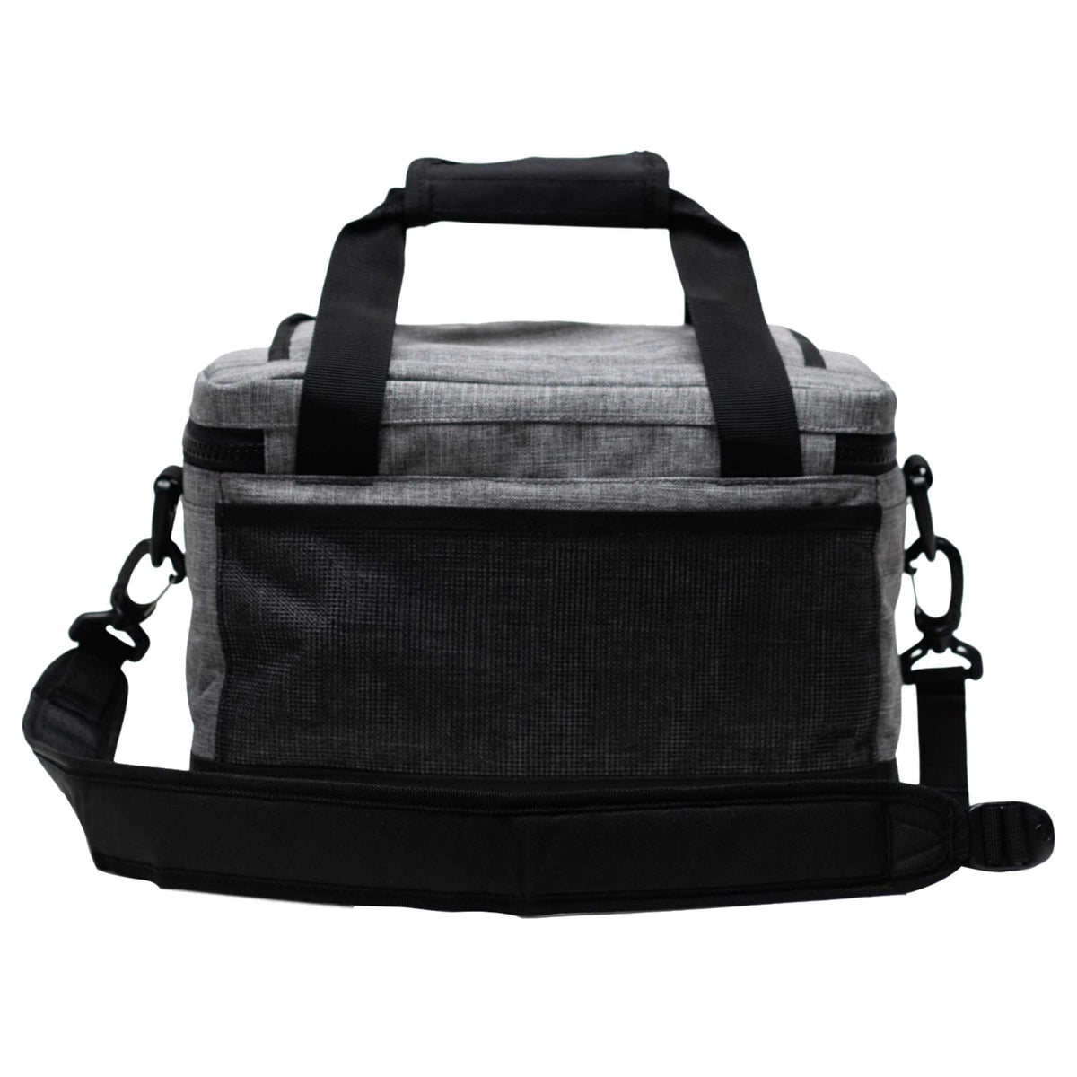 Herschel Pop Quiz Cooler for 12 Cans Transfer - Raven Crosshatch - Back
