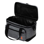 Herschel Pop Quiz Cooler for 12 Cans Transfer - Raven Crosshatch - Left Angle