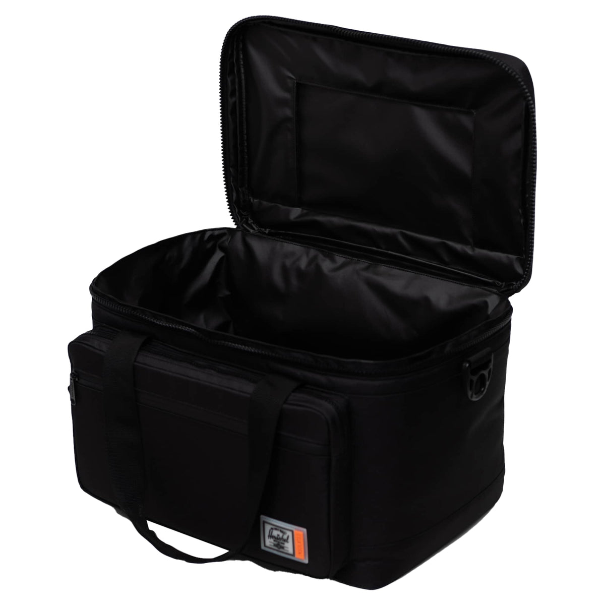 Herschel Pop Quiz Cooler for 30 Cans Transfer - Black - Left Angle 3