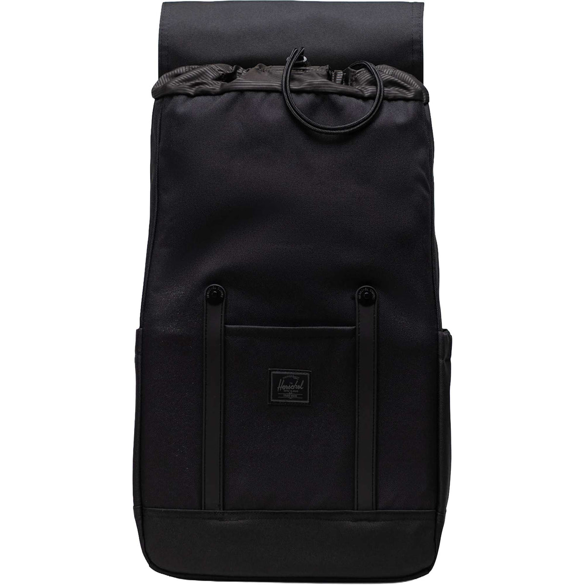 Herschel Retreat Backpack in Recycled Polyester, 15 Inch Embroidery - Black Tonal - Photo