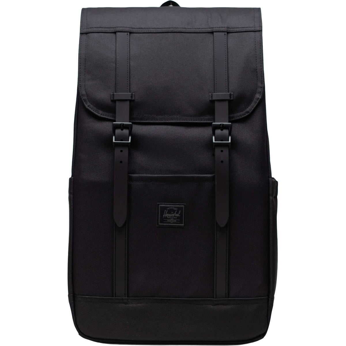 Herschel Retreat Backpack in Recycled Polyester, 15 Inch Transfer - Black Tonal - Front