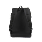 Herschel Retreat Drawstring Backpack in Polycanvas, 15 Inch Embroidery - Black - Back
