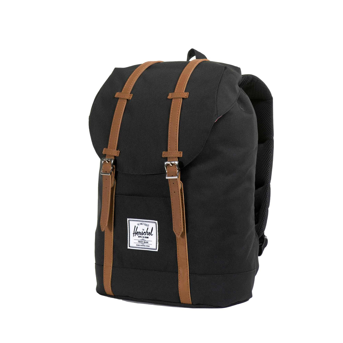 Herschel Retreat Drawstring Backpack in Polycanvas, 15 Inch Transfer - Black - Photo