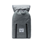 Herschel Retreat Drawstring Backpack in Polycanvas, 15 Inch Transfer - Raven Crosshatch - Front 3