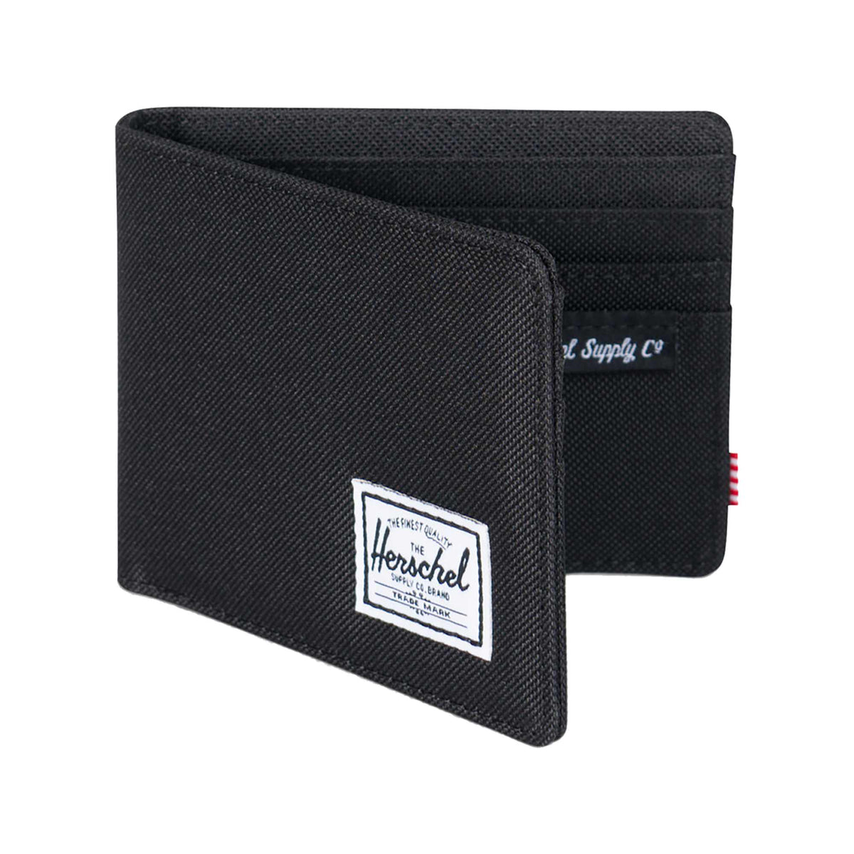 Herschel Roy Bifold Wallet with Coin Pocket Transfer - Black - Left Side