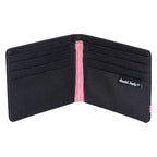Herschel Roy Bifold Wallet with Coin Pocket Transfer - Black - Open