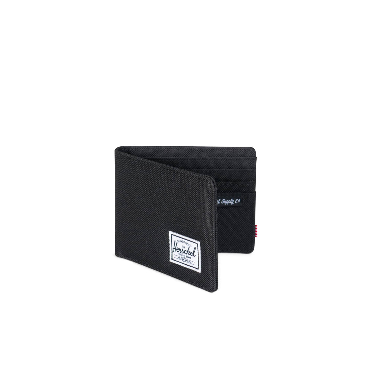 Herschel Roy Bifold Wallet with Coin Pocket Transfer - Black - Side