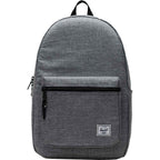 Herschel Settlement Backpack in Recycled Polyester, 15 Inch Embroidery - Raven Crosshatch - Front 2