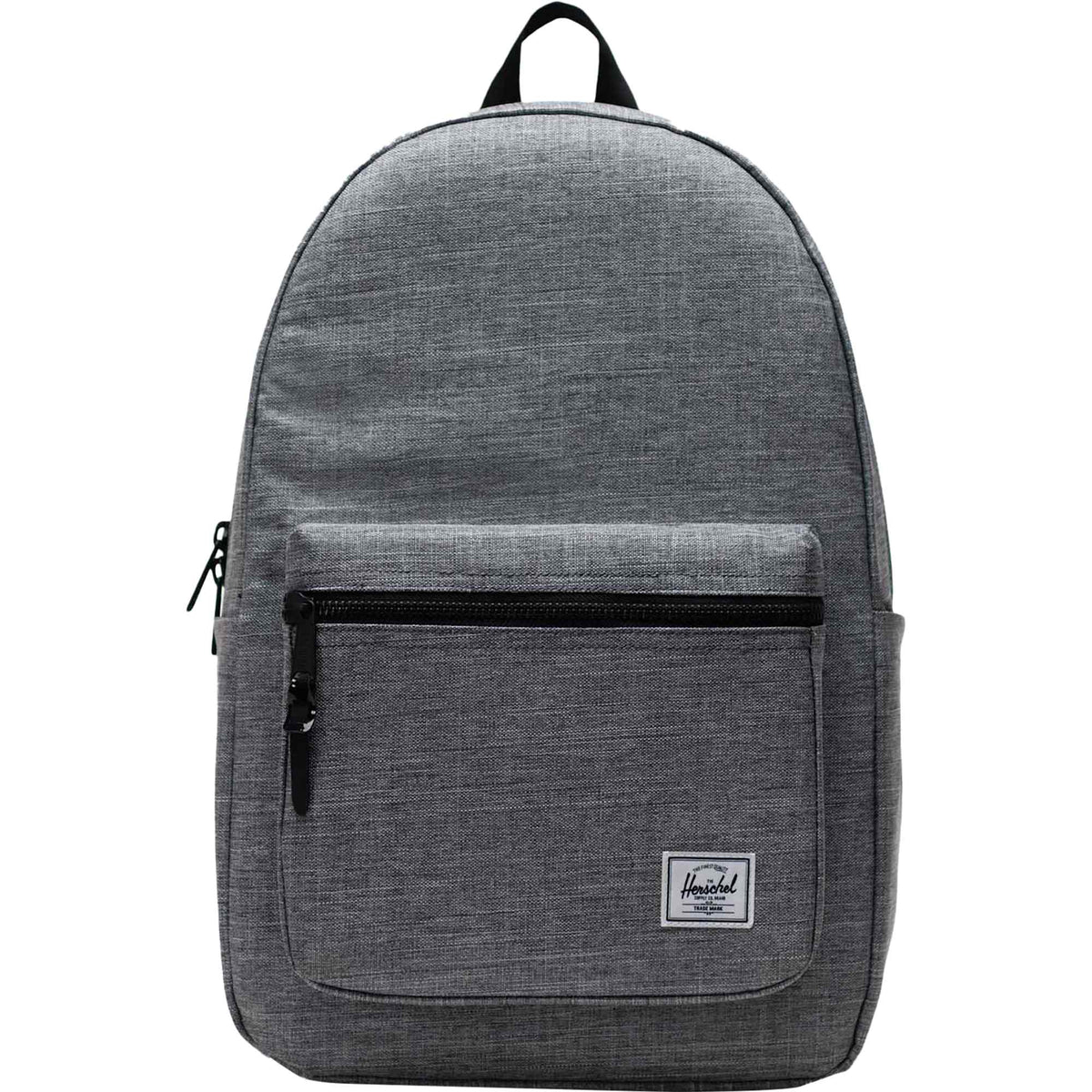 Herschel Settlement Backpack in Recycled Polyester, 15 Inch Embroidery - Raven Crosshatch - Front 2