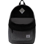 Herschel Settlement Backpack in Recycled Polyester, 15 Inch Embroidery - Raven Crosshatch - Front