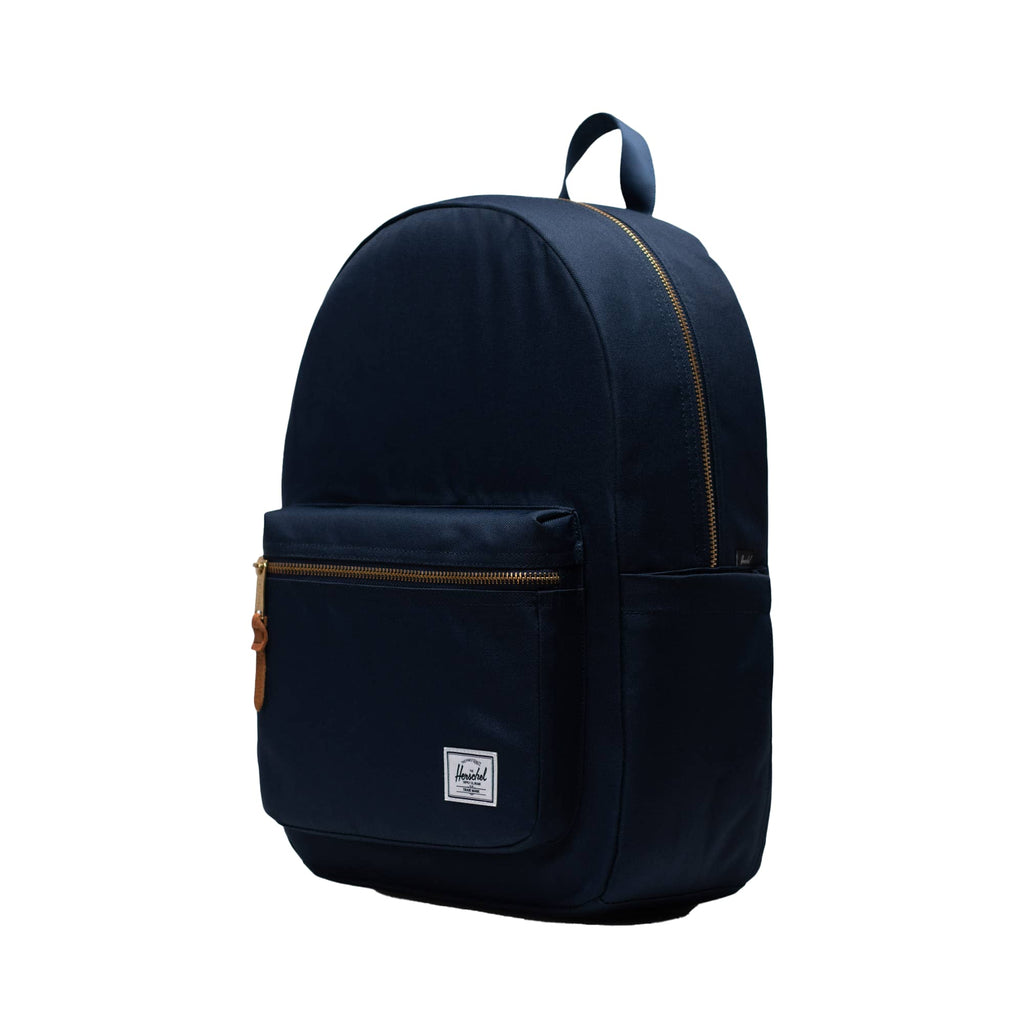 Herschel Settlement Backpack in Recycled Polyester, 15 Inch Transfer - Navy - Left Angle