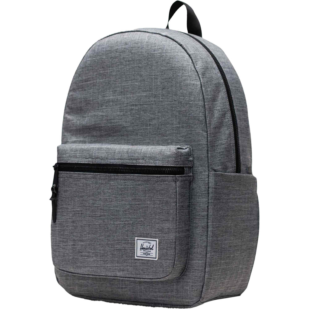 Herschel Settlement Backpack in Recycled Polyester, 15 Inch Transfer - Raven Crosshatch - Left Angle