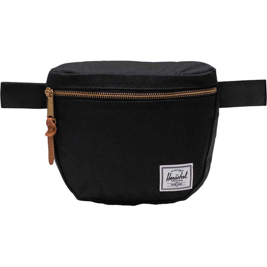 Herschel Settlement Hip Pack in Recycled Fabric Transfer - Black - Front