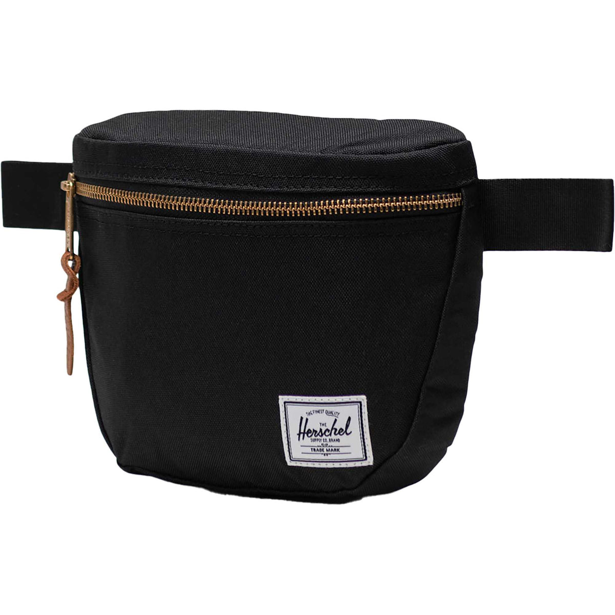 Herschel Settlement Hip Pack in Recycled Fabric Transfer - Black - Left Angle