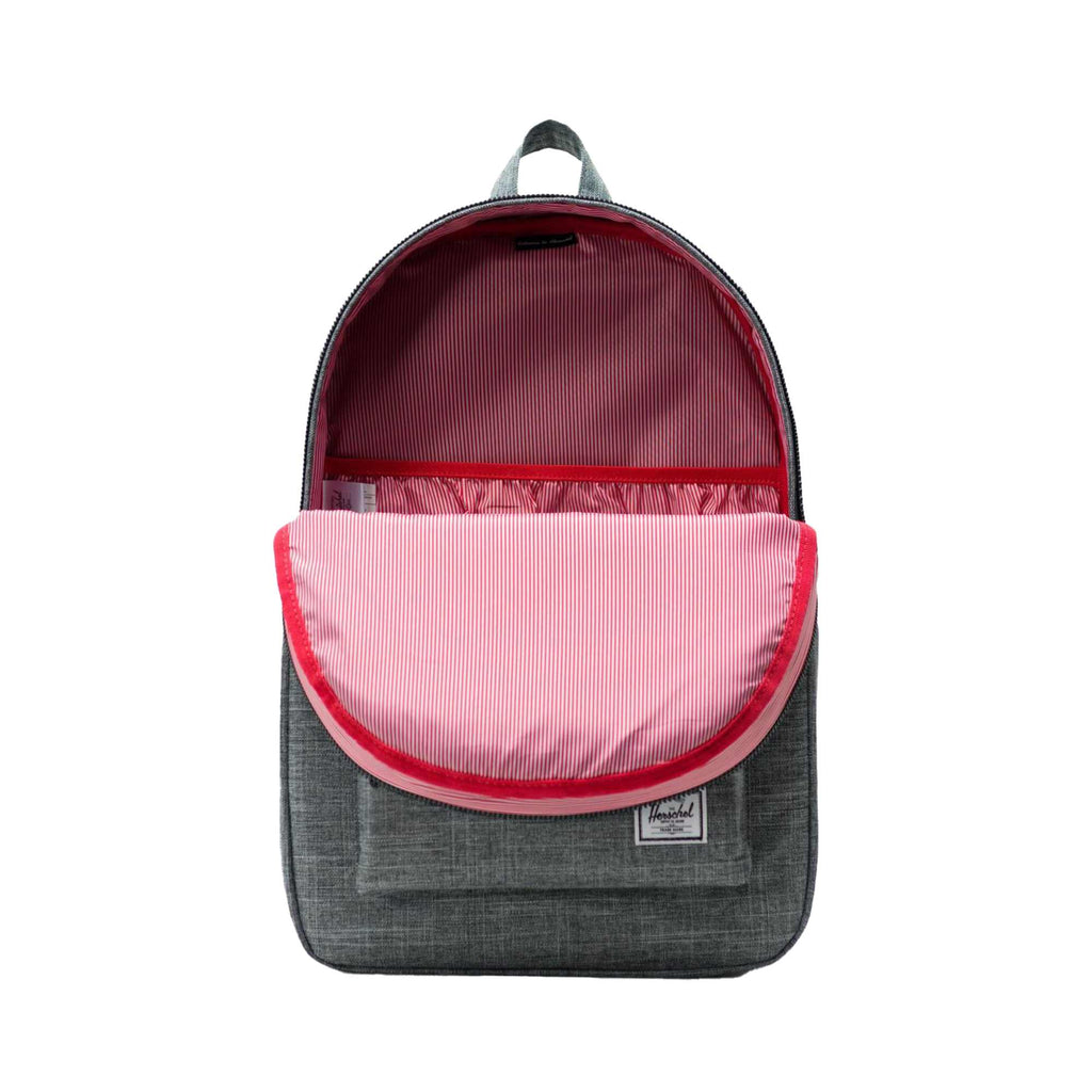 Herschel Settlement Laptop Backpack in Polycanvas, 15 Inch Transfer - Raven Crosshatch - Front 2