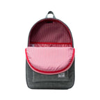 Herschel Settlement Laptop Backpack in Polycanvas, 15 Inch Transfer - Raven Crosshatch - Front 2