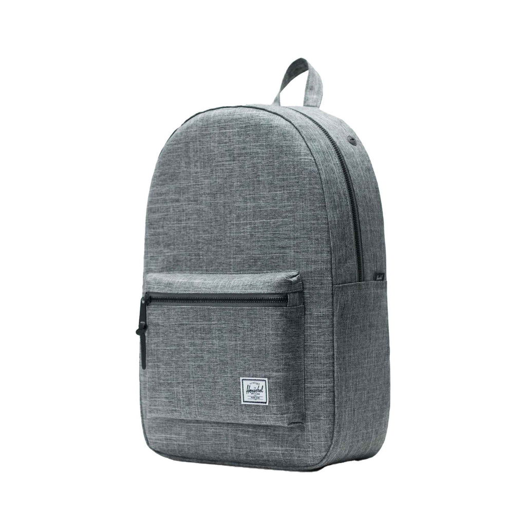 Herschel Settlement Laptop Backpack in Polycanvas, 15 Inch Transfer - Raven Crosshatch - Right Angle