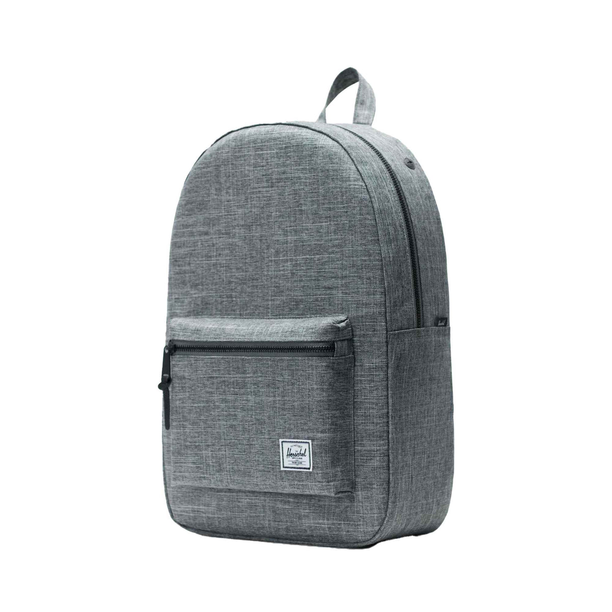 Herschel Settlement Laptop Backpack in Polycanvas, 15 Inch Transfer - Raven Crosshatch - Right Angle