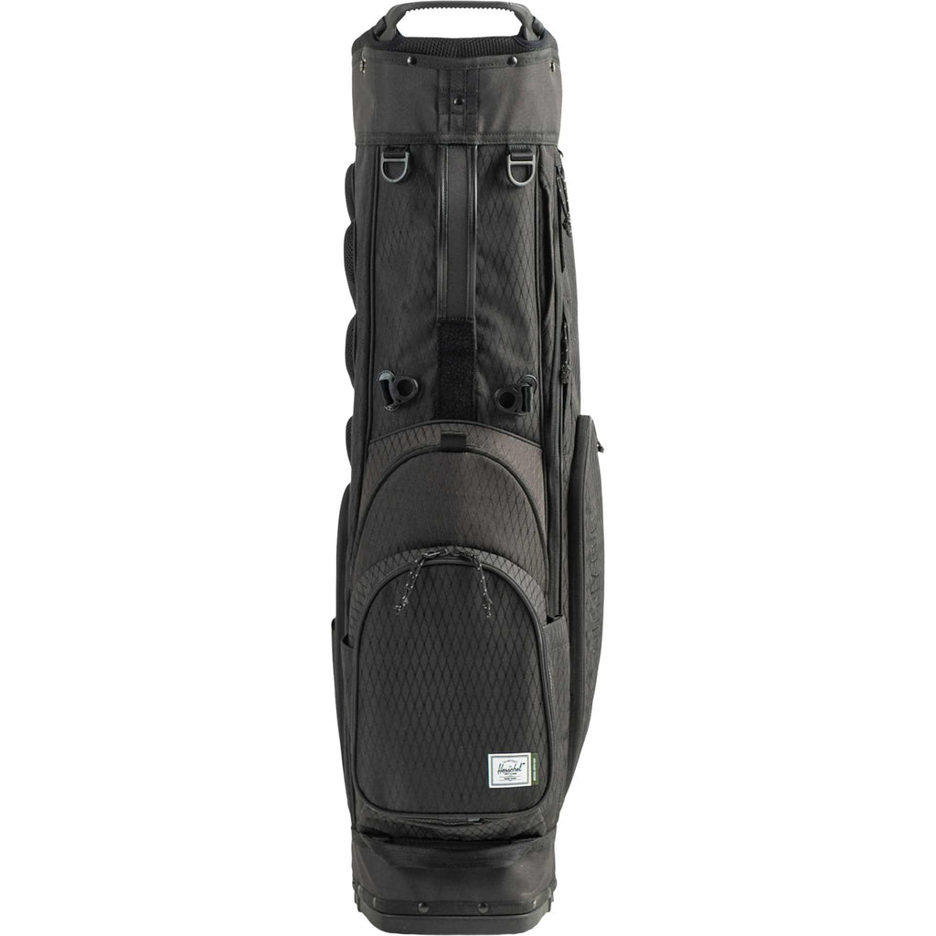 Herschel Watt Golf Stand Bag with Cooler Pocket Embroidery - Black - Photo 4