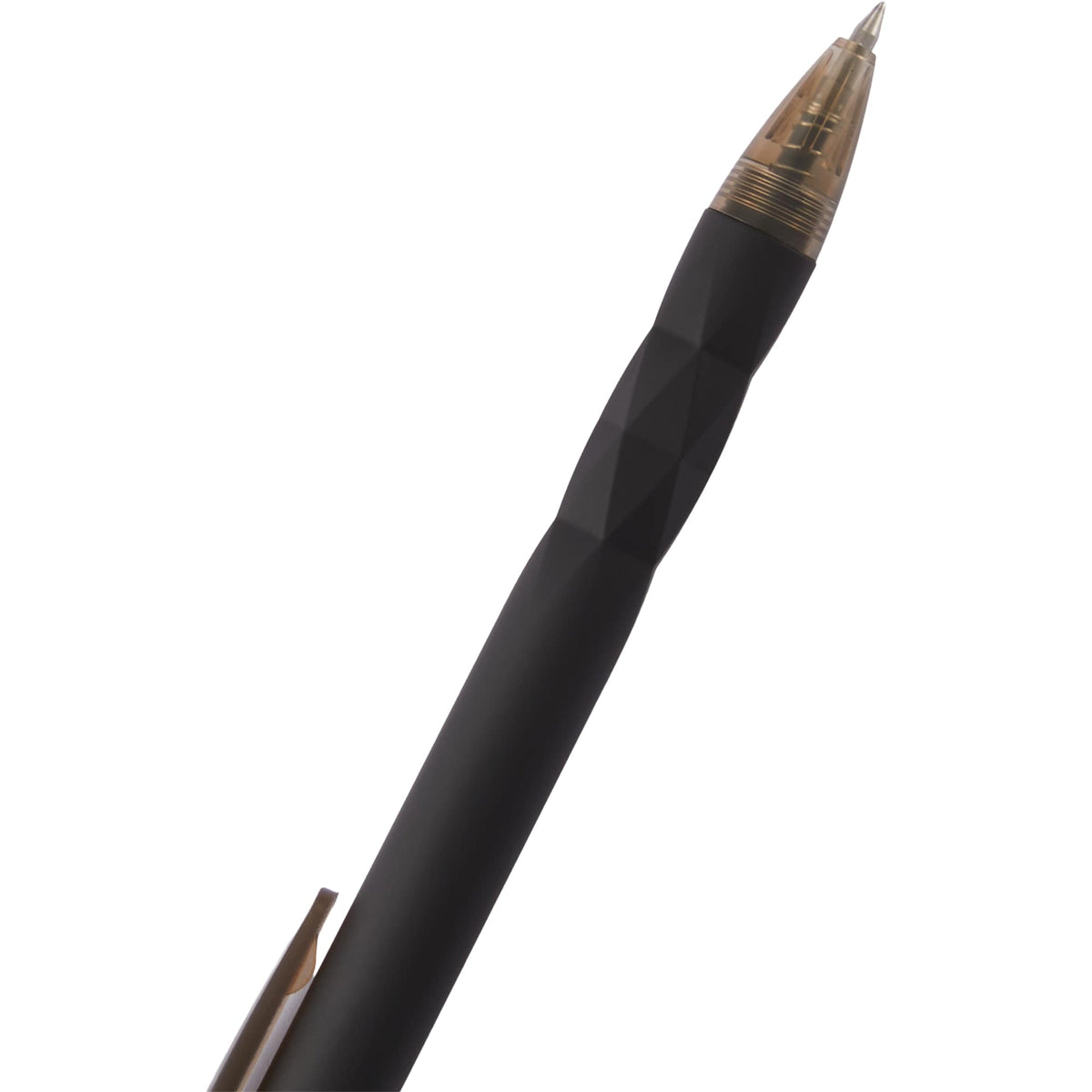 Hexi Soft Touch Gel Pen with Hexagonal Grip Full Color - Black - Detail 3