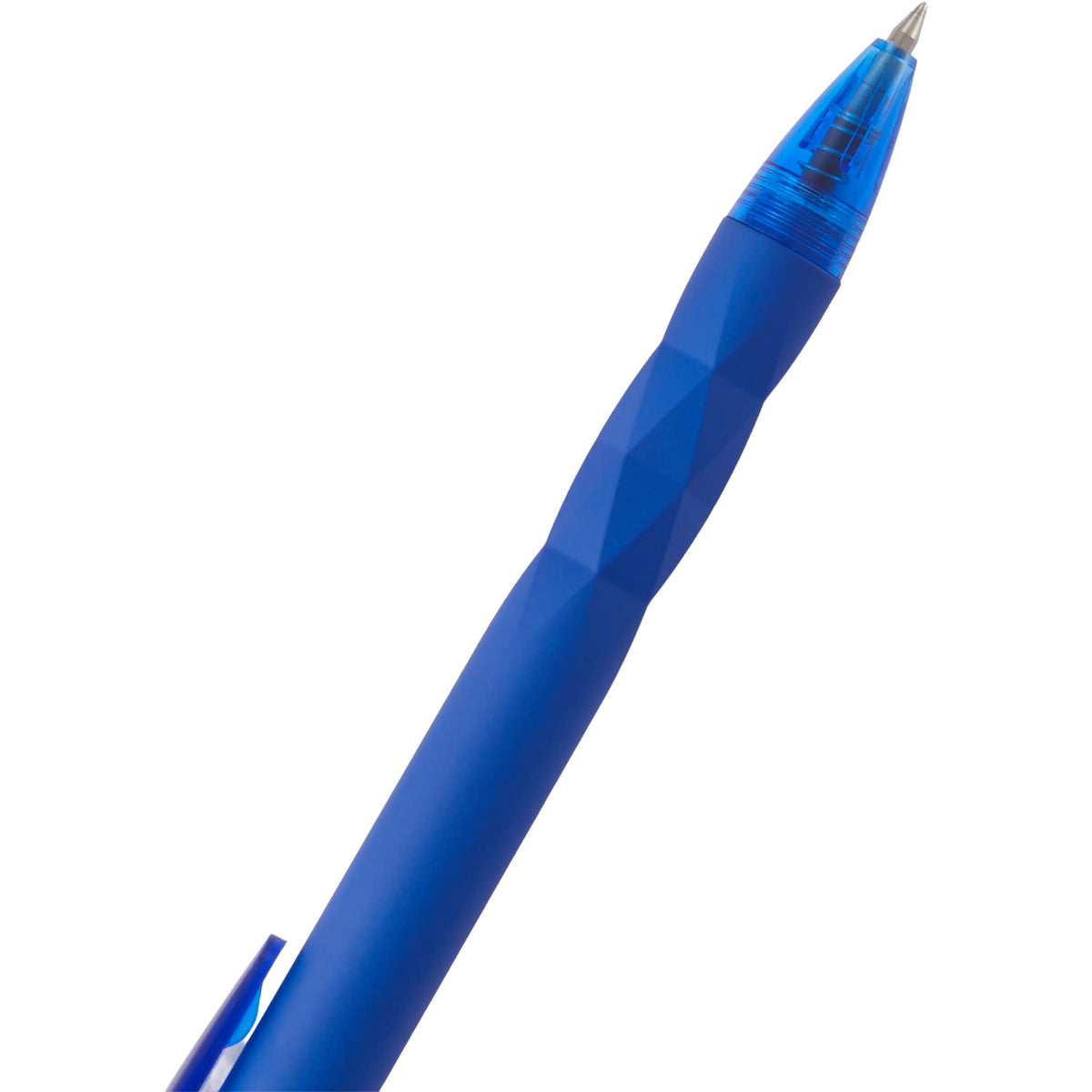 Hexi Soft Touch Gel Pen with Hexagonal Grip Full Color - Blue - Detail 2