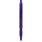 Hexi Soft Touch Gel Pen with Hexagonal Grip Full Color - Purple - Clip