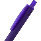 Hexi Soft Touch Gel Pen with Hexagonal Grip Full Color - Purple - Detail