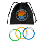 Hide and Go Swim Diving Rings - Black - Full Color