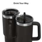 HidrateSpark Pro Smart Tumbler, 30 oz - Black - Detail 5