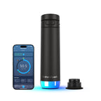 HidrateSpark PRO Smart Water Bottle with Chug Lid, 21 oz Full Color - Black - Detail 3