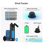 HidrateSpark PRO Smart Water Bottle with Chug Lid, 21 oz Full Color - Black - Detail 5
