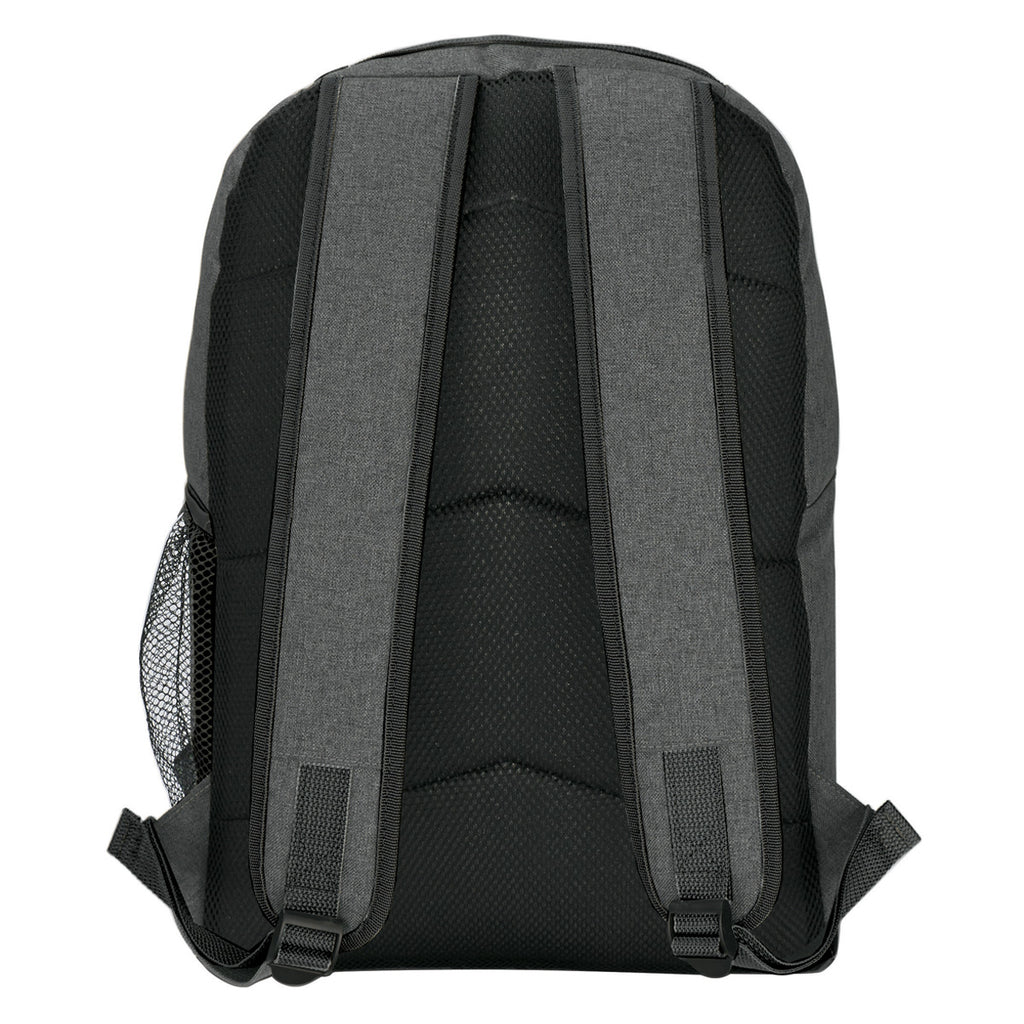 High Line Custom Logo Backpack - Gray - Back