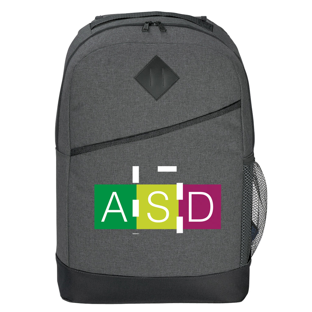 High Line Custom Logo Backpack - Gray - Colorbrite