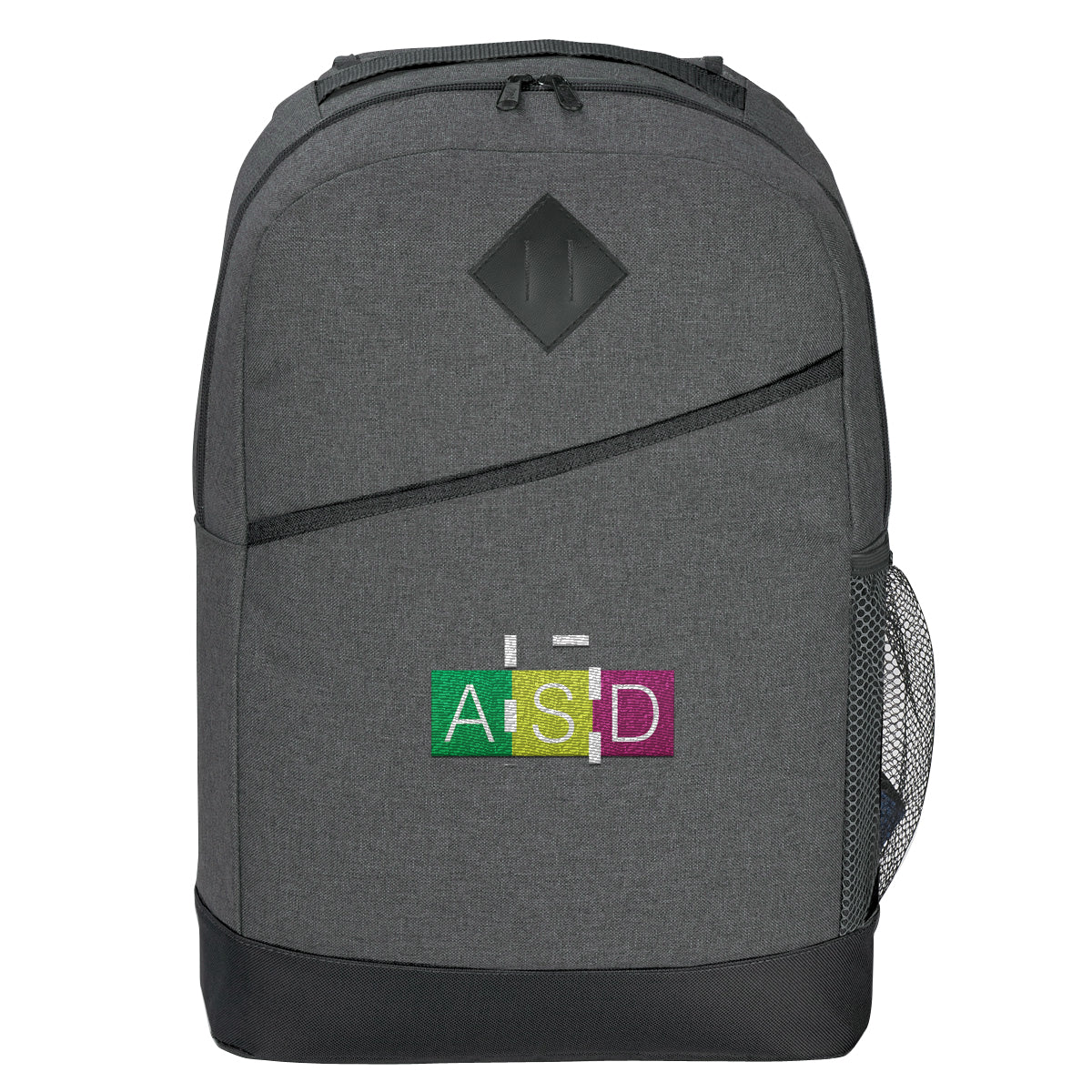 High Line Custom Logo Backpack - Gray - Embroidery