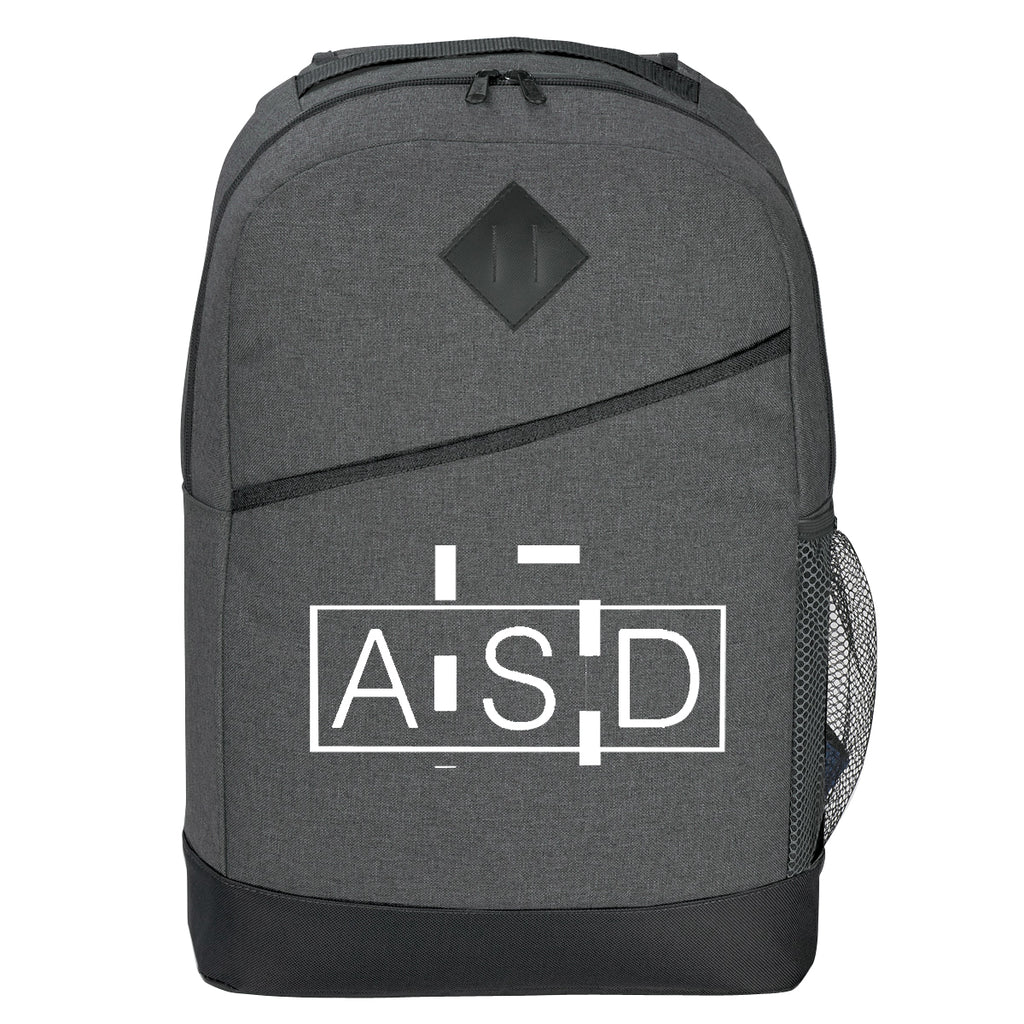 High Line Custom Logo Backpack - Gray - Silk Screen