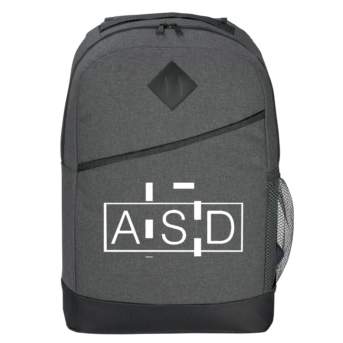 High Line Custom Logo Backpack - Gray - Silk Screen