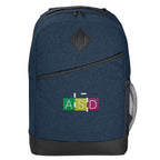 High Line Custom Logo Backpack - Slate Blue - Embroidery