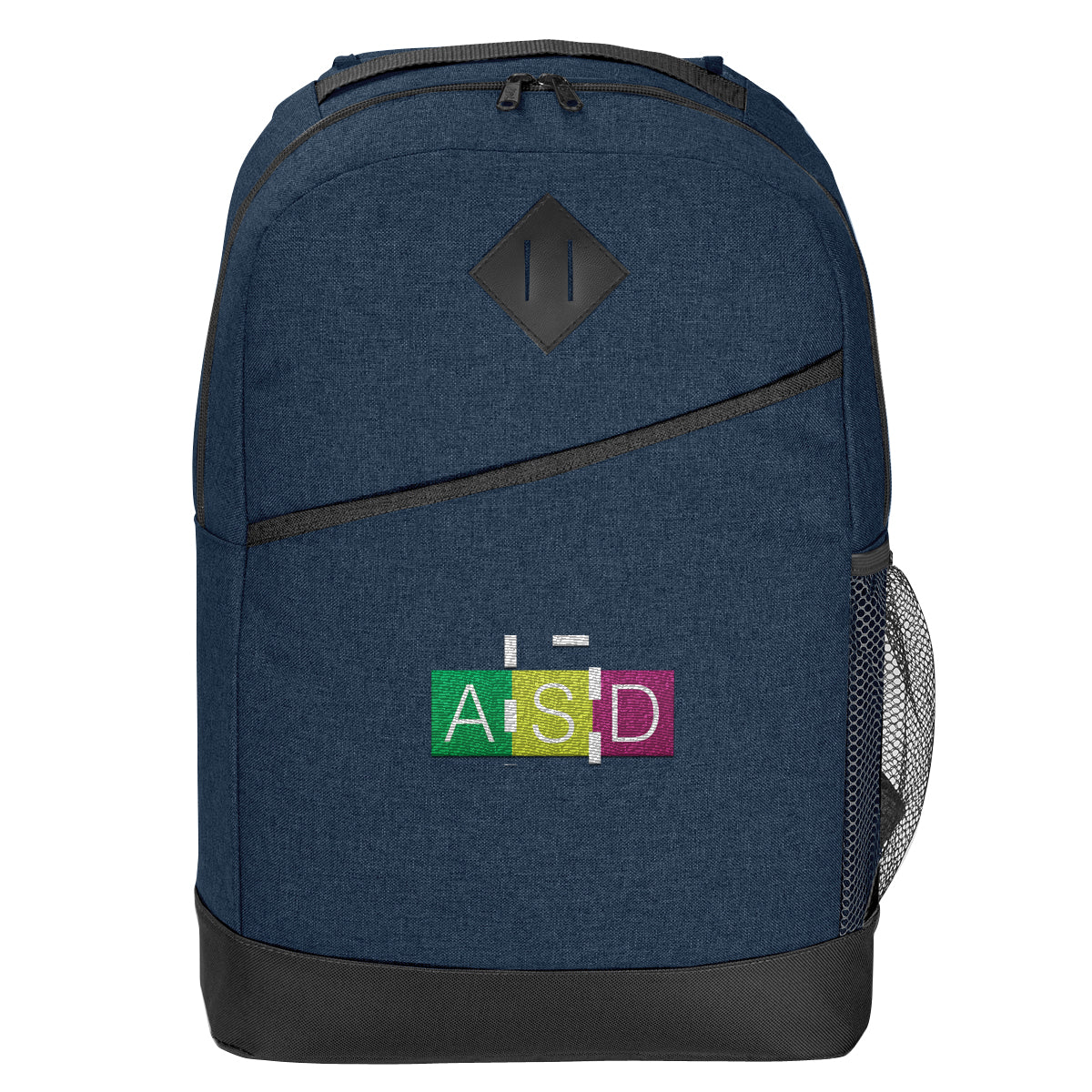 High Line Custom Logo Backpack - Slate Blue - Embroidery