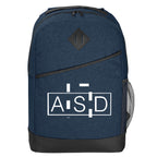High Line Custom Logo Backpack - Slate Blue - Silk Screen