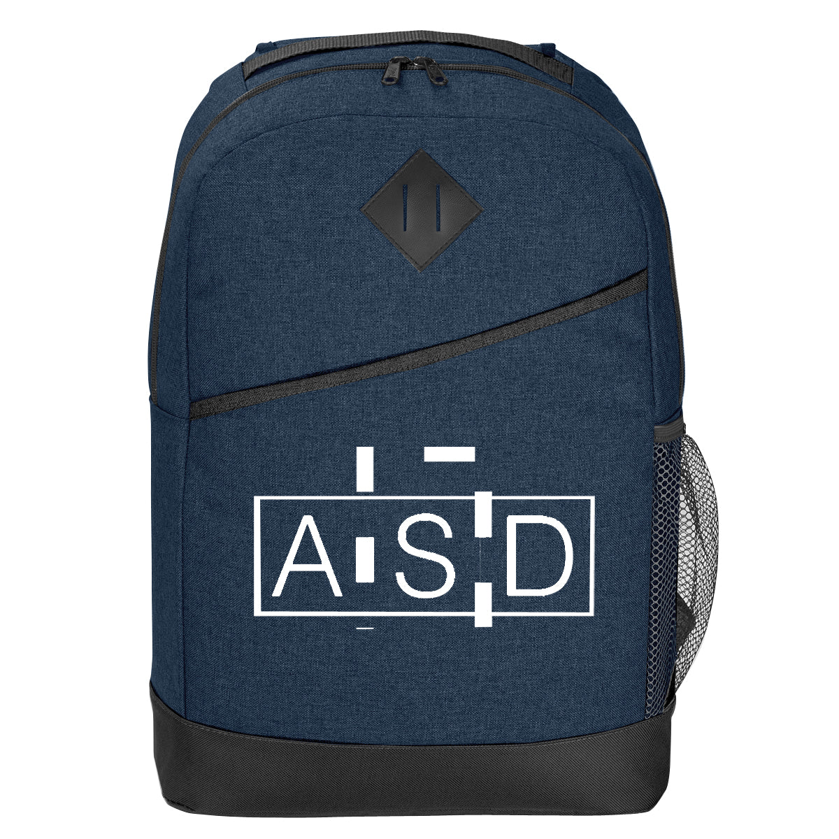 High Line Custom Logo Backpack - Slate Blue - Silk Screen