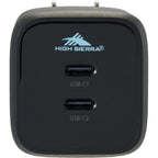 High Sierra 65W Wall Charger and Cable Kit Transfer - Black - Detail 10