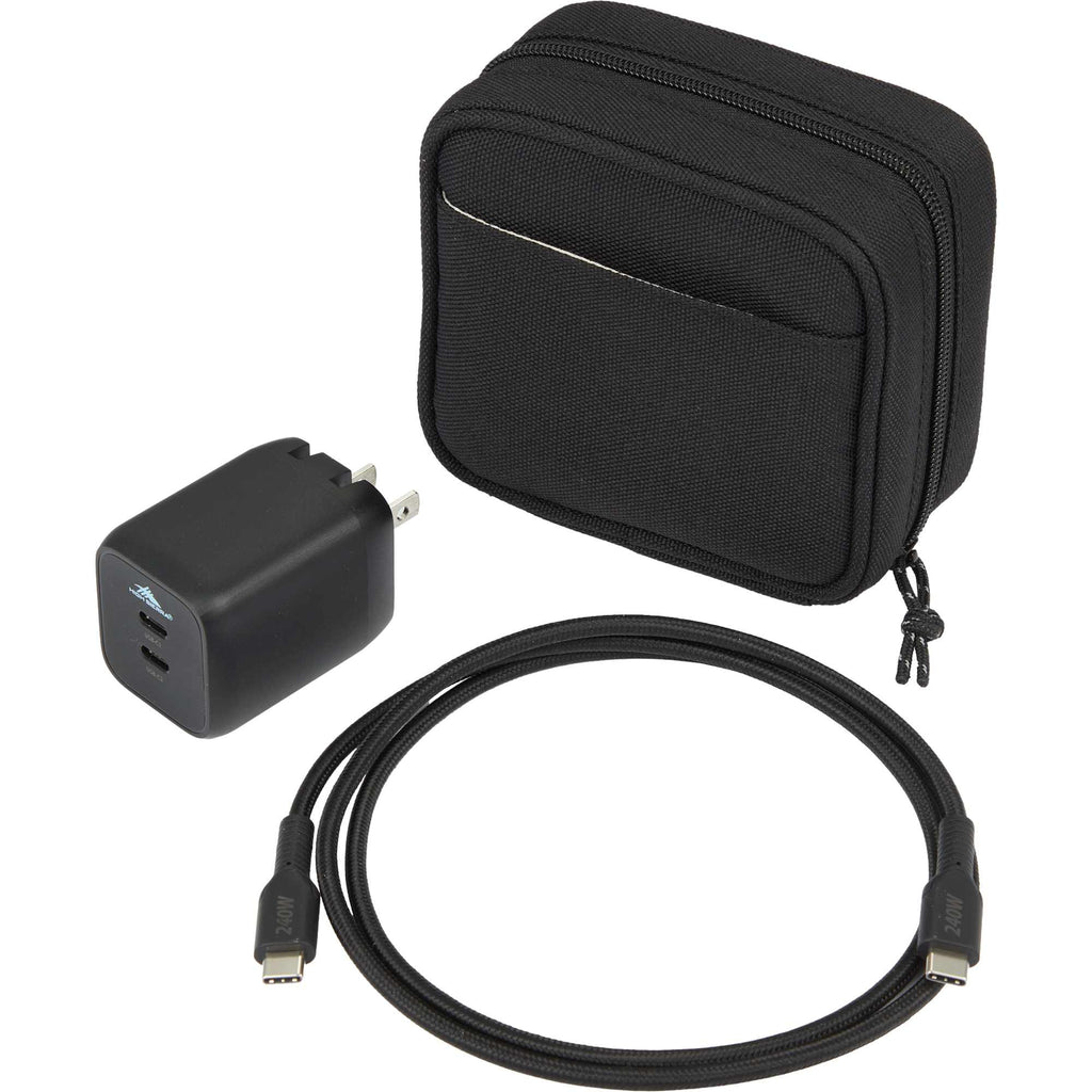 High Sierra 65W Wall Charger and Cable Kit Transfer - Black - Detail 3