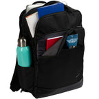 High Sierra Armagh Backpack in Recycled Polyester Embroidery - Black - Propped 2