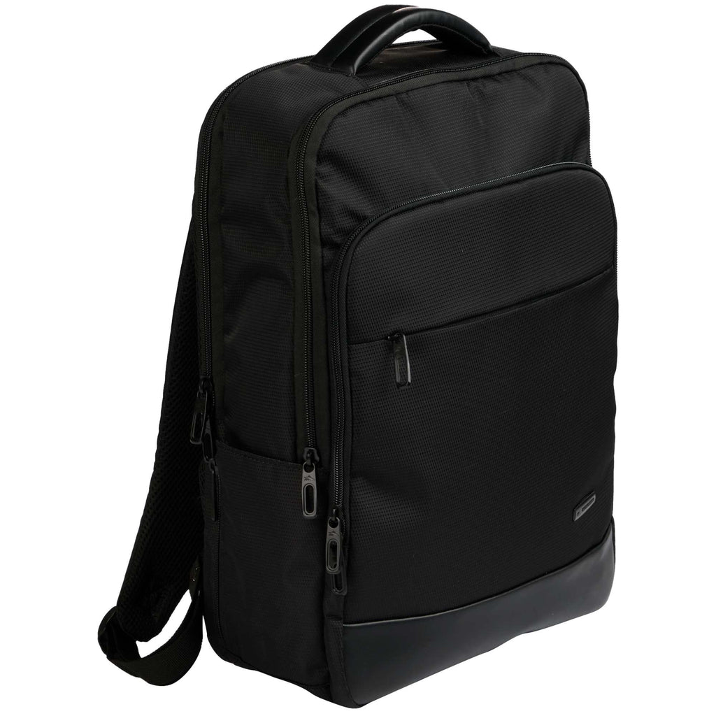 High Sierra Armagh Backpack in Recycled Polyester Embroidery - Black - Right Angle