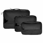 High Sierra Courier Compression Packing Cubes, Set of 3 Embroidery - Black - Front Run 2