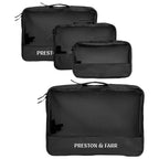 High Sierra Courier Compression Packing Cubes, Set of 3 Embroidery - Black - Front Run