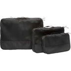 High Sierra Courier Compression Packing Cubes, Set of 3 Embroidery - Black - Set