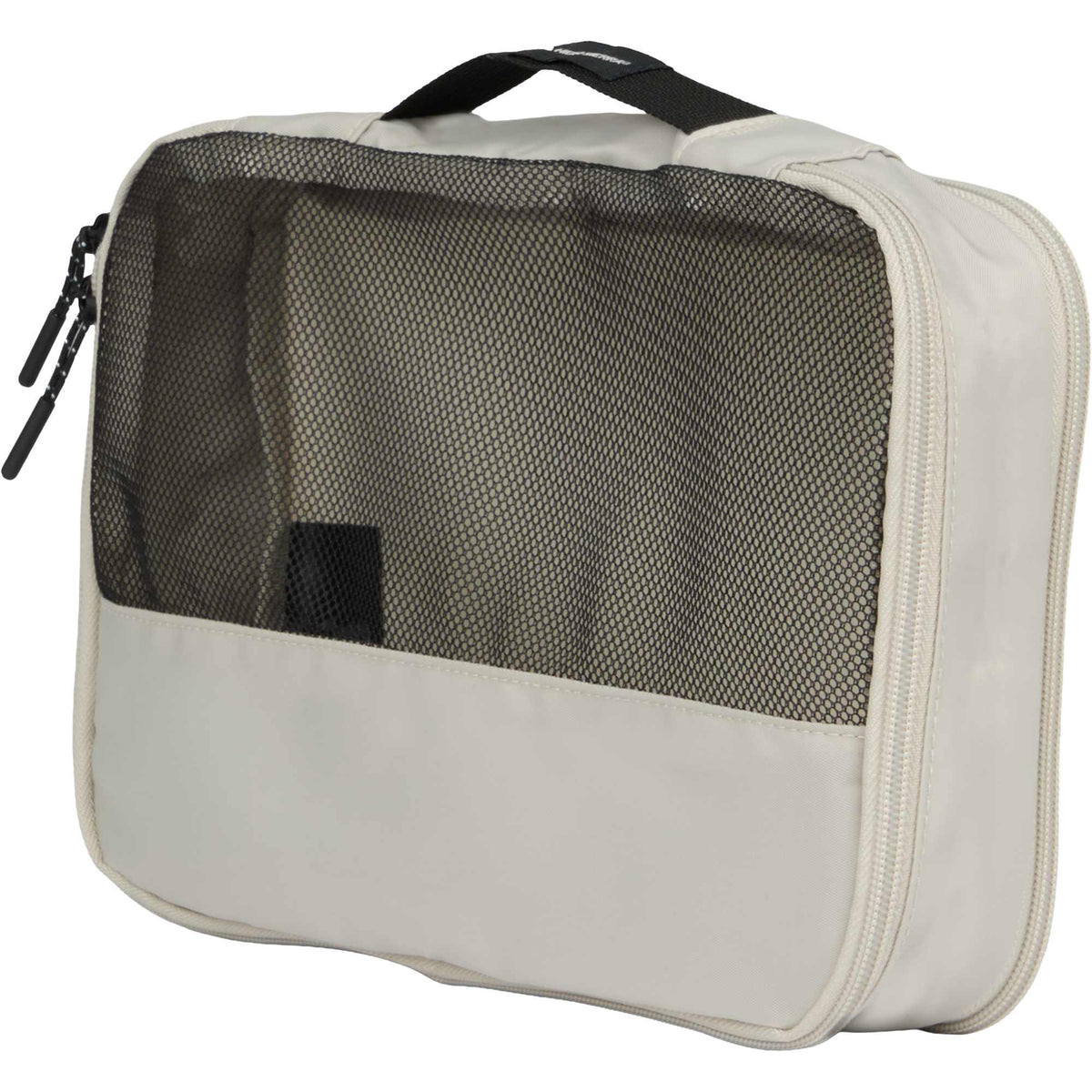 High Sierra Courier Compression Packing Cubes, Set of 3 Embroidery - Limestone Grey - Left Angle 2