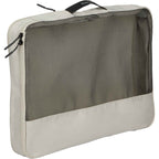 High Sierra Courier Compression Packing Cubes, Set of 3 Embroidery - Limestone Grey - Right Angle